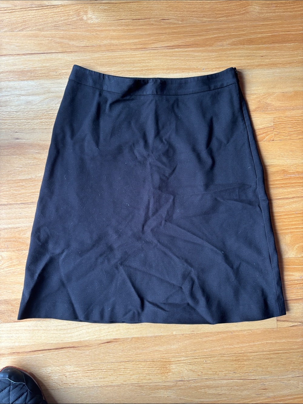 Sigrid Olsen Black A-Line Skirt